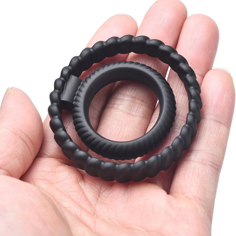 Penis Cock Ring Sling Cage Sleeve Ball Stretcher Male Enhancer Sex Toy For Men gallery