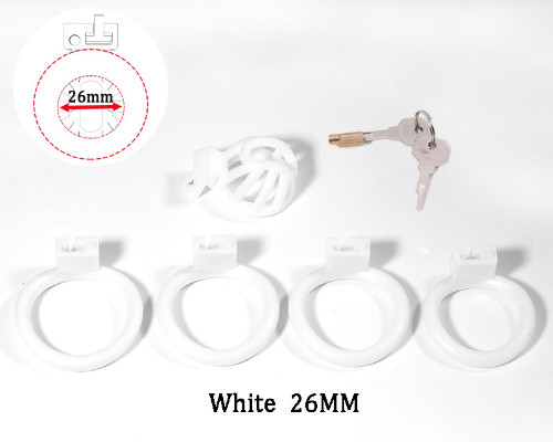 Locked In Lust Male Chastity Device Sissy Chastity Cage 4 Base Rings Restraints