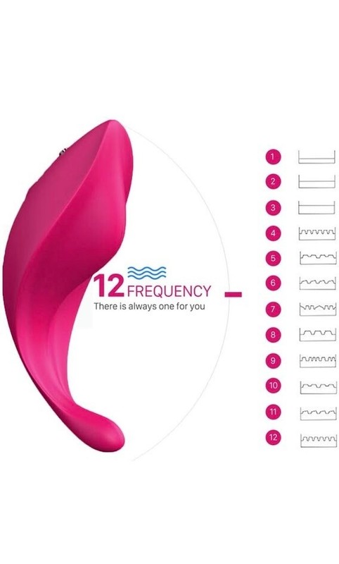 Clitoral Vibrator for Women - Wearable, Wireless, Body-Safe Silicone with remote gallery