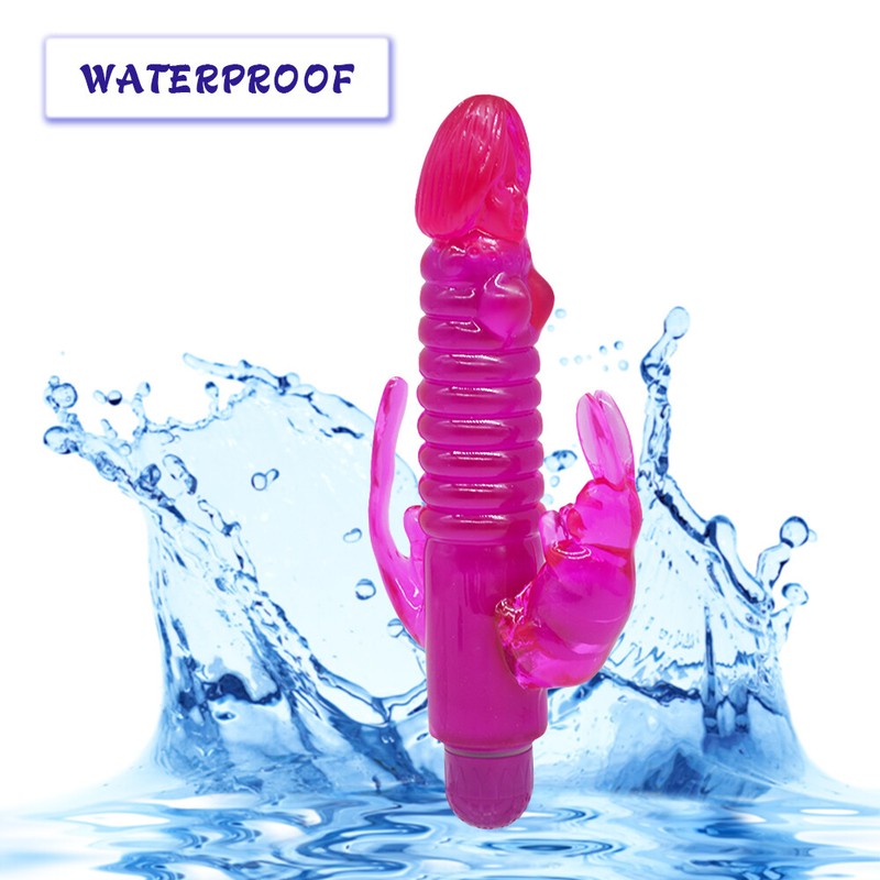 8" Bunny G-spot Multispeed Vibrator Dildo Stimulator Orgasm Sex Toy for Women gallery