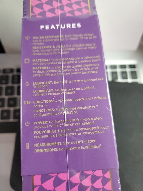 Pure Romance Double Feature New and Sealed box Vibrating Cock Ring gallery
