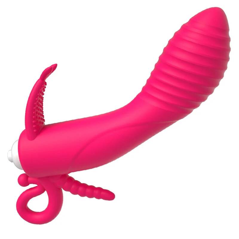 3in1 G-Spot Dildo Butt​ Plug Vibra Orgasm Flirting Toys Anal Clitoris Stimulator gallery