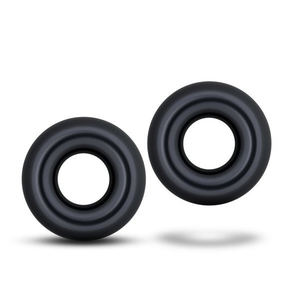 Oversized Black Thick Donut Penis Cock Rings Prolong Delay Sex Toys for Men gallery