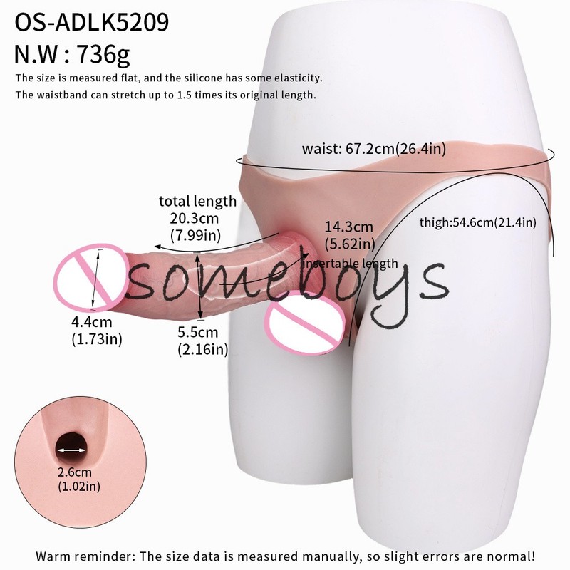 Strap-on Penis Sleeve Pants Extender Hollow Sleeve Textured Men Cock Enlarger gallery