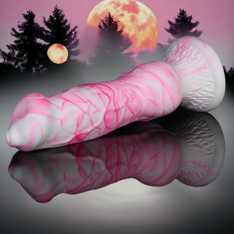 13 Inch Huge Silicone Knot Dildo，4“ Wide Extra Large Fantasy Monster Dildo with
