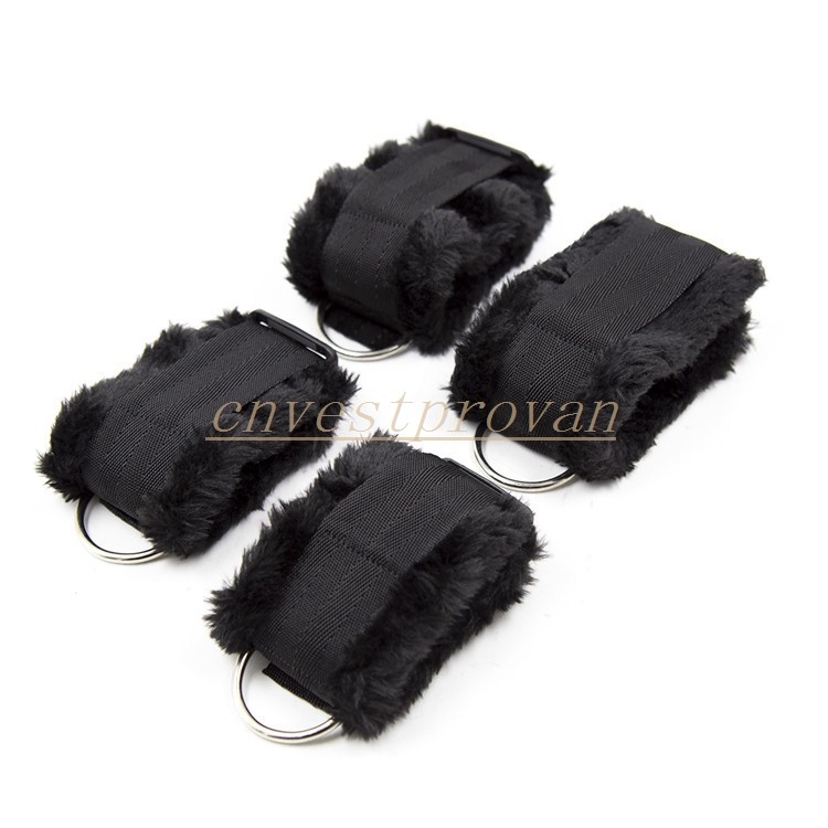 Bed Restraint Harness Set Bondage Strap Handcuffs Ankle Kit BDSM Sex Toy BDSM gallery