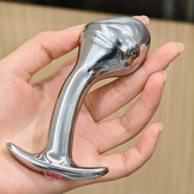 Butt Plug Anal Toy Pink Jewel Metal S/M/L Prostate Massager for Women Sex Toys gallery