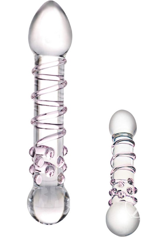Glas Spiral Staircase Full Tip And Easy to Clean Glass Dildo