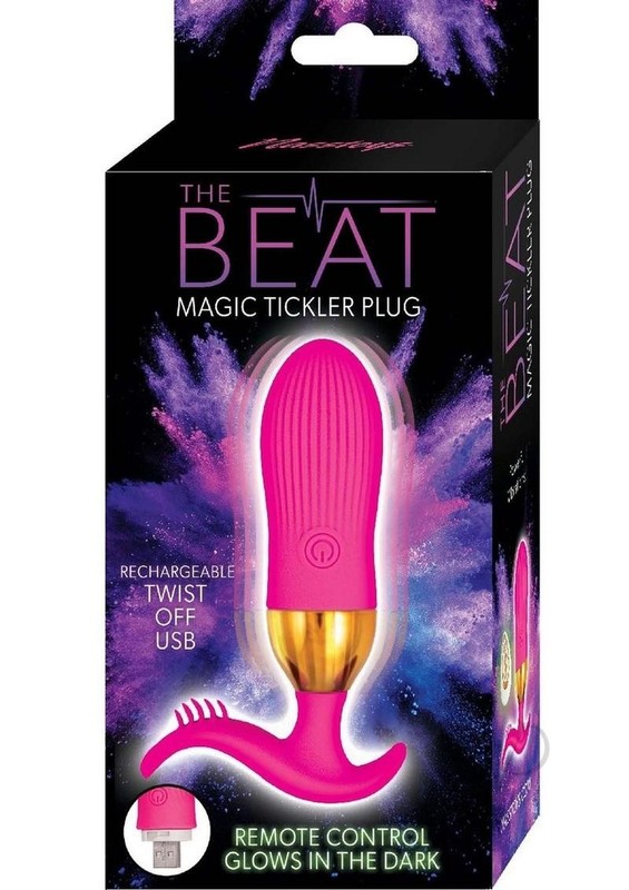 The Beat Magic Tickler Rechargeable Silicone Plug – Pink