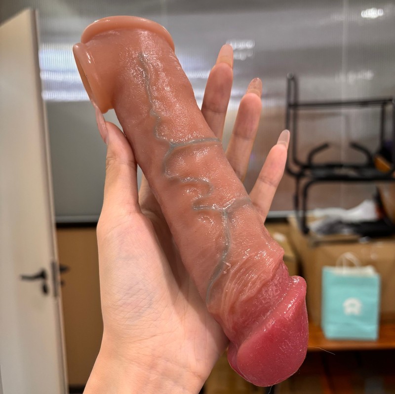 Realistic Penis Sleeve Big Penis Extender Authentic Glans Skin Feeling Texture gallery