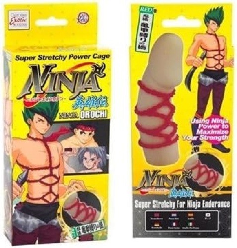 Ninja Orochi Super Stretchy Power Cage - Penis Enhancer Cock Ring - LOT OF 12 gallery