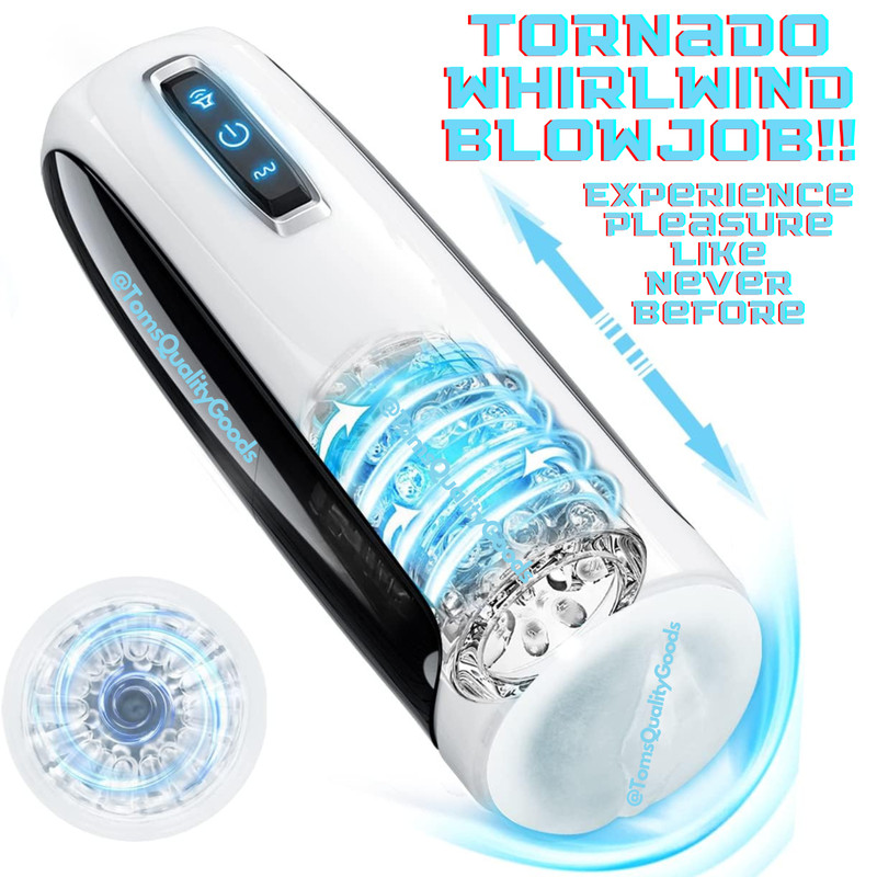 TORNADO WHIRLWIND BJ Male Masturbators for Men Automatic Hands Free Masterbater