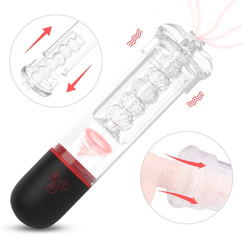 Automatic-Sucking-Oral-Sex-Machine-Male-Masturbator-Penis Pump-Stroker-for-Men gallery