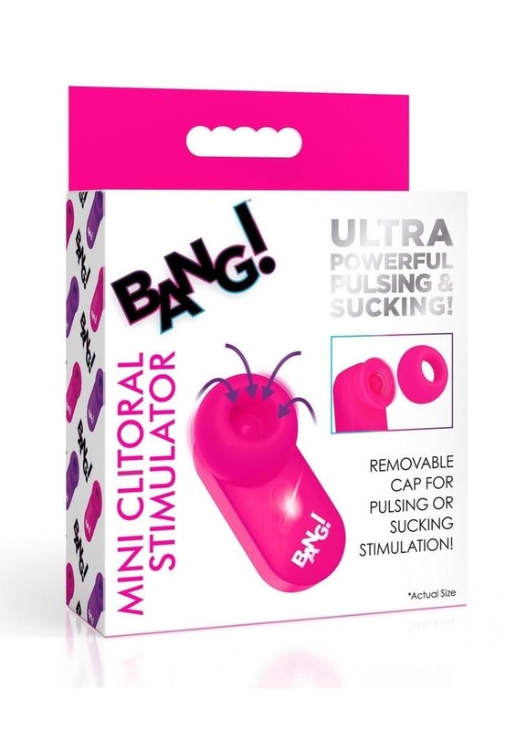 Bang! Mini Clitoral Silicone Rechargeable Stimulator – Pink