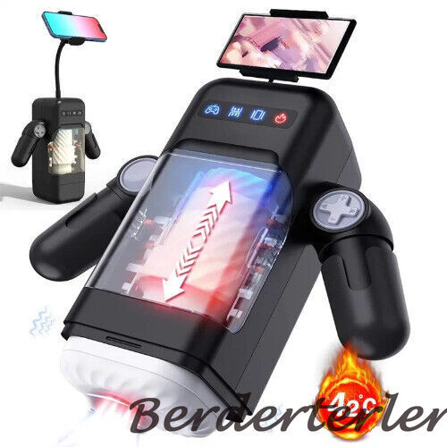 Automatic Masturbator Cup with Heating Thrusting & Vibration Modes Masturbation