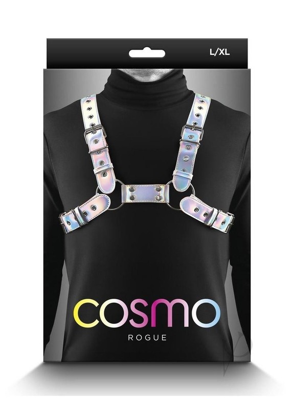 Cosmo Harness Rogue Chest Harness – Large/XLarge – Rainbow