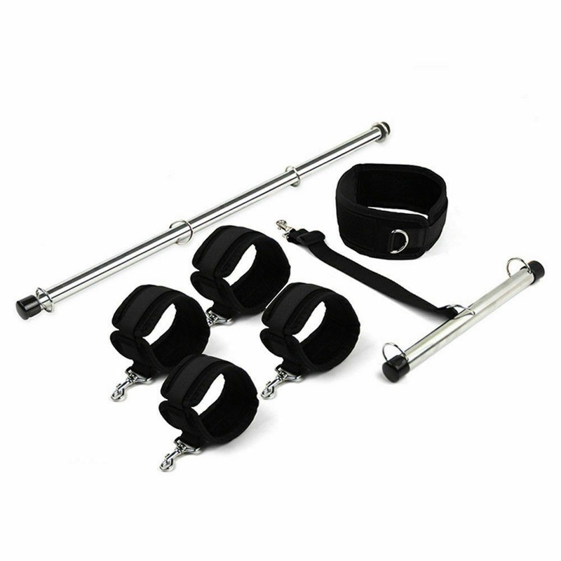 Lockable Bondage Hand Open-Leg Open Leg Bar Wrist Ankle Cuffs Restraints sex Toy