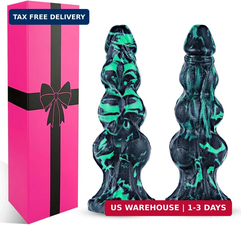 8 Inch Monster Small Dildo with Suction Cup for G-Spot, Dragon Fantasy Realistic