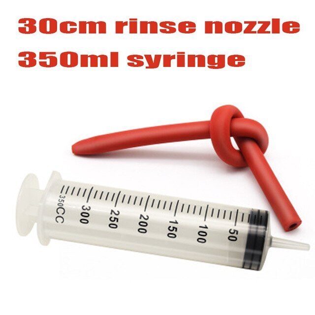 50/100/150/200cm Tube Soft Silicone Anal Cleaning Vaginal Wash 5 Hole Enema Tube