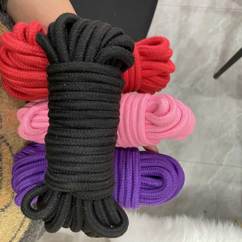10m Cotton Bondage Rope Japanese Shibari Restraint Slave Cosplay Binding Toys SM gallery
