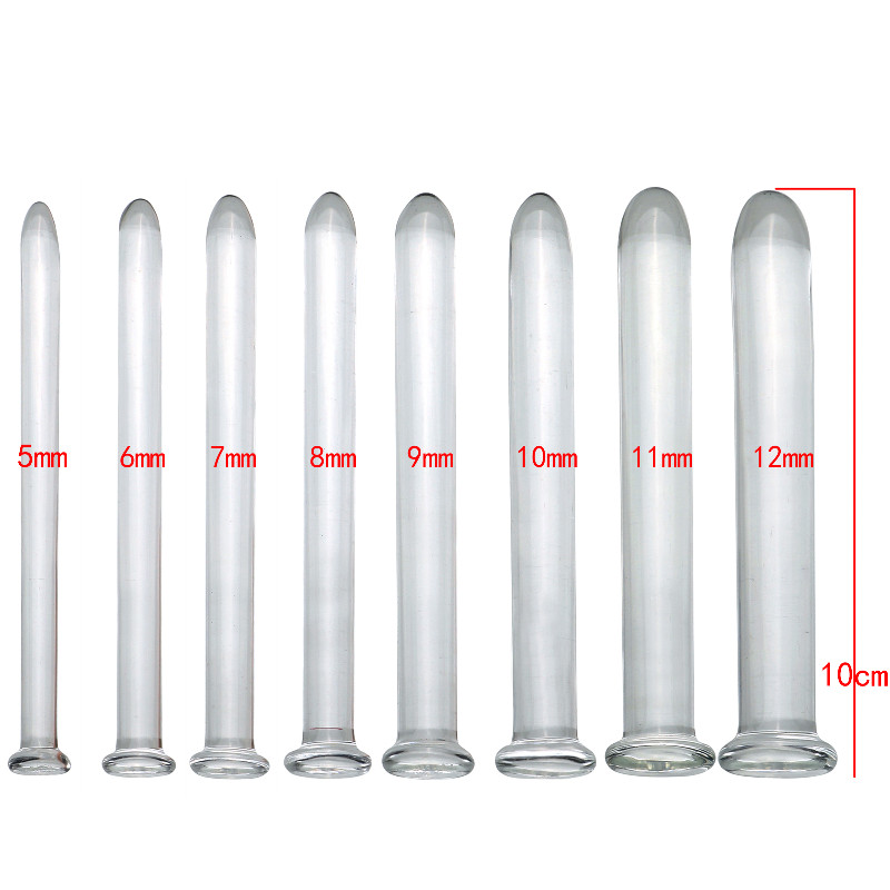 8pcsSet Glass Plug Dilatator Sounding Chastity Stimulate Male Penis Plug Sex Toy