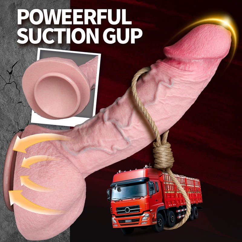 8"-11" Big Realistic Dildo Suction Cup Thick Dong Huge Penis Anal Sex Toys Women gallery