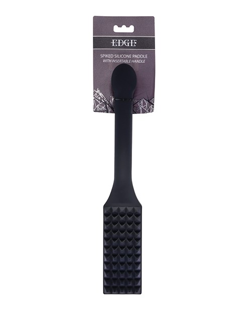 Edge Spiked Silicone Paddle – Black