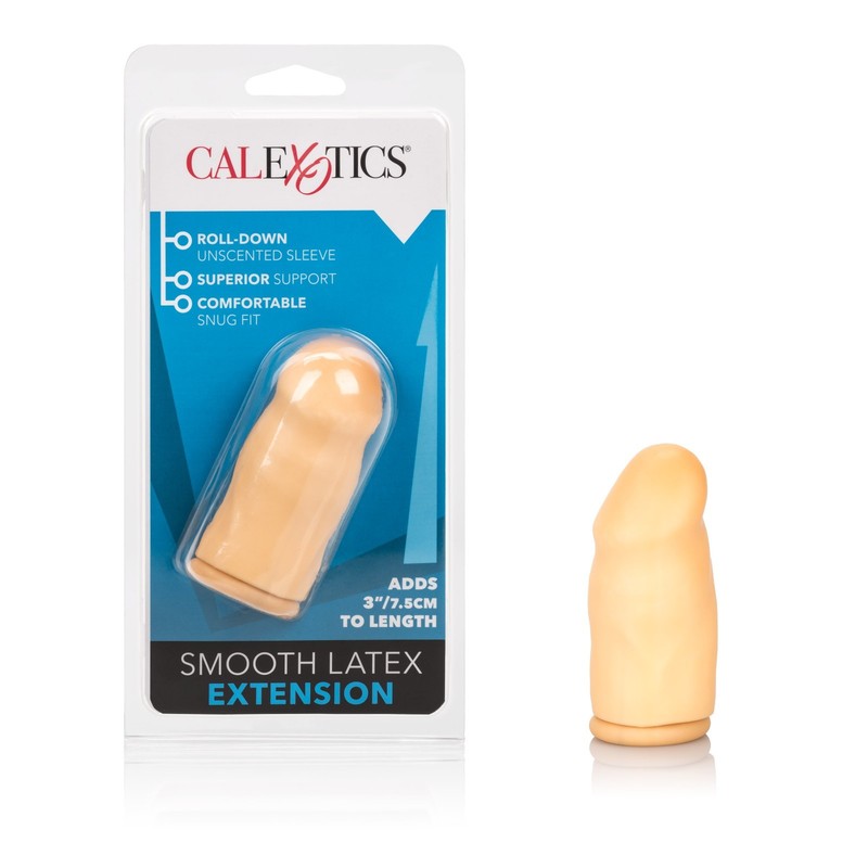 Cal Exotics 3" Latex Extension Beige - Male Penis Extension Extender Sleeve gallery