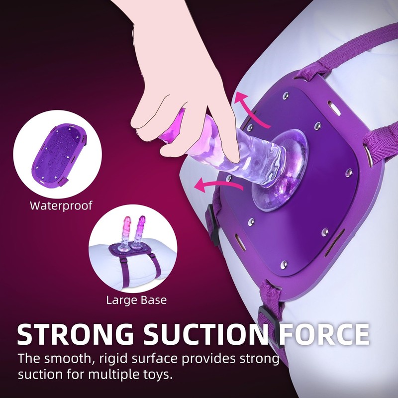 Strap On Harness Dildo Holder Suction Cup Hands Free Play Adult Toy Mount Sex... gallery