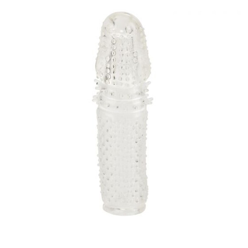 Super Stretchy Silicone Sleeve Girth Enhancer Penis Enlarger Pleasure Sex Toy