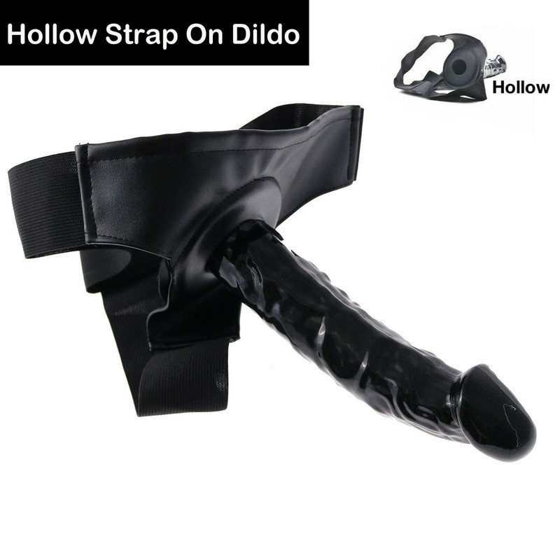 Lesbian Dildo Strap on Harness Belt Sex Toys for Men Women Masturbation Hollow