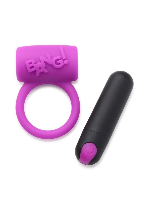 BANG! Couple's Kit And Love Ring Set With Vibrating Bullet gallery