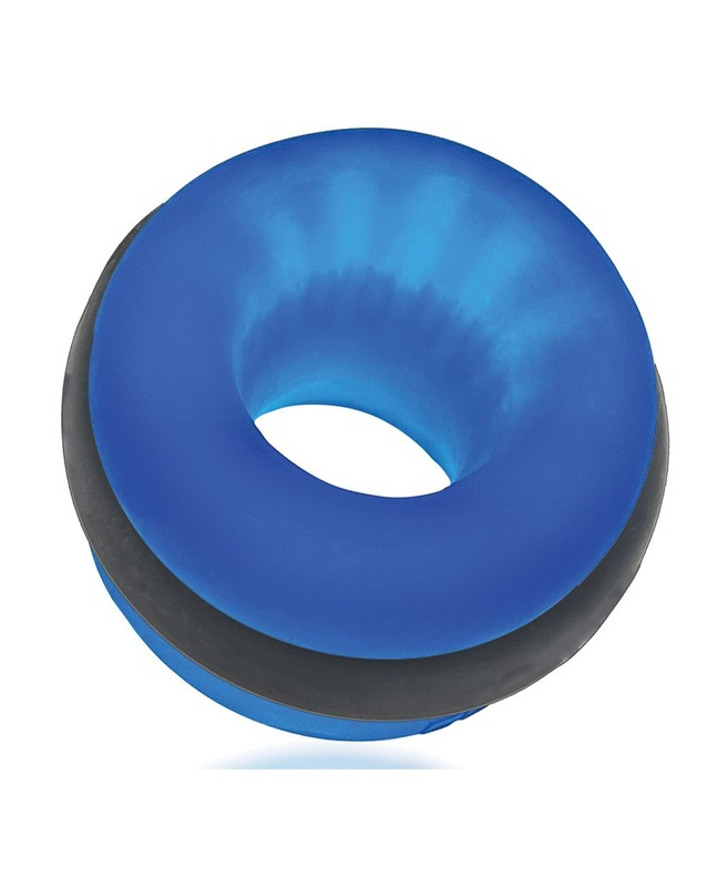 Oxballs Ultracore Extra Soft Plus+SILICONE Ballstretcher With Axis Ring Red Ice