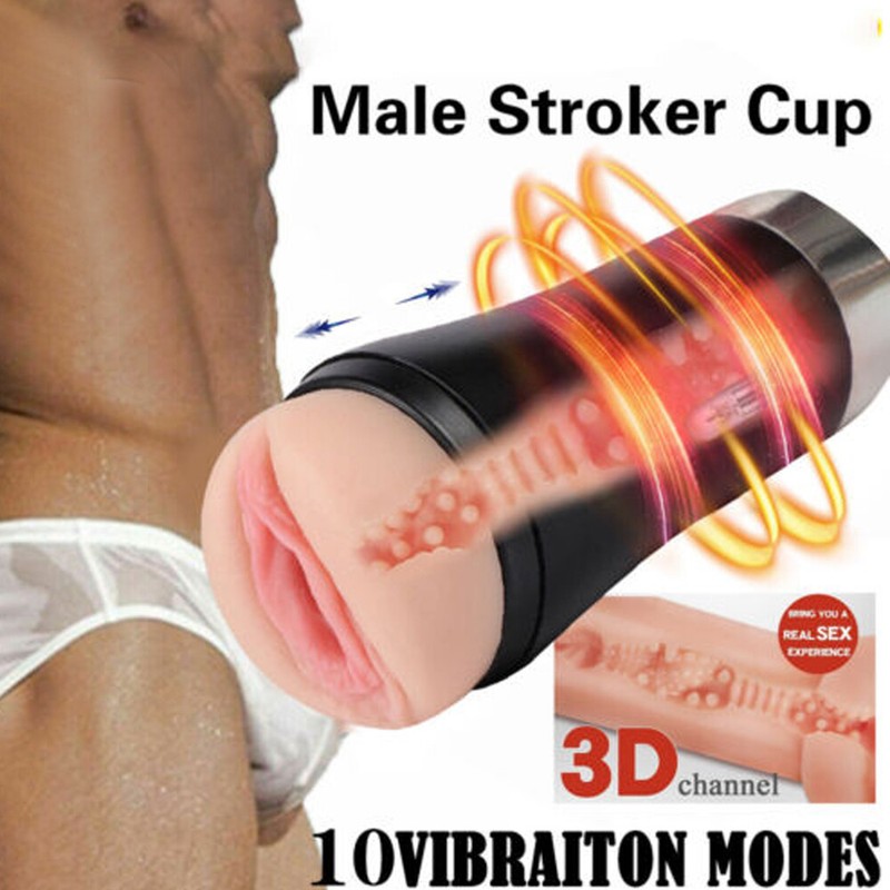 Electric Masturbator Cup Automatic Male Stroker Handsfree Pocket Pussy Sex Toy