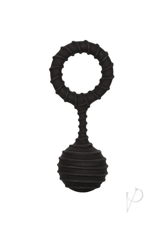 COLT Weighted Silicone Cock Ring - Large - Black gallery