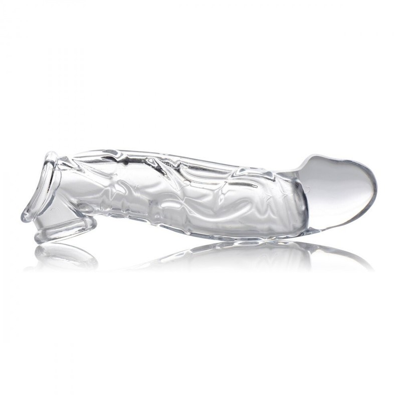 Clear Add 2" Male Penis Extension Extender Sleeve Sheath Cock Enlarger Enhancer gallery