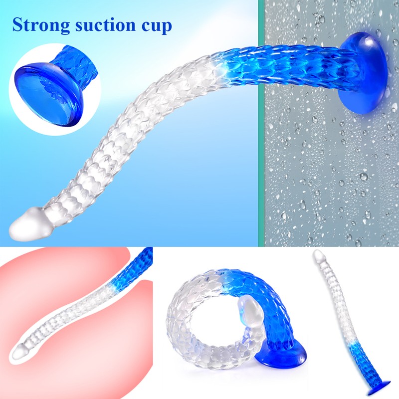 Jelly Dong Dildo Suction Cup 3 Sizes Vagina Anal Prostate Deep Massager Sex Toys gallery