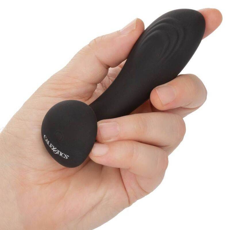 CalExotics Eclipse Flex Probe - Black Liquid Silicone Anal Vibrator gallery