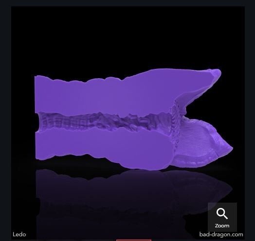 NEW Bad Dragon LEDO Fantasy Silicone Toy UV GLOW Masturbation Sleeve UNIQUE gallery