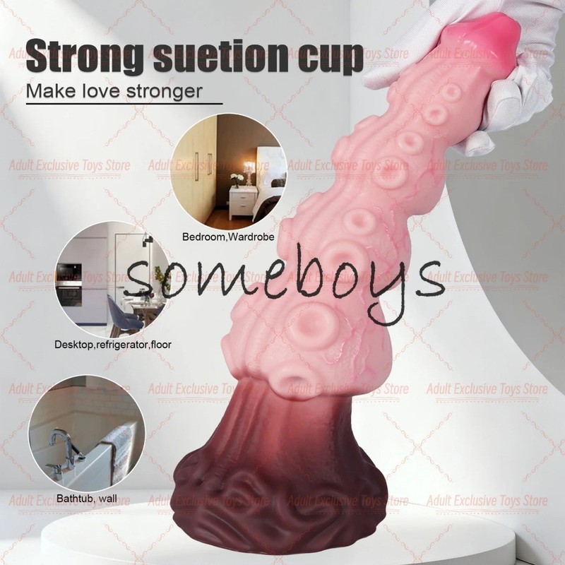 Monster Anal Meatball Dildo Fantasy Tentacle Dildo Silicone Butt Plug Sex Toys gallery