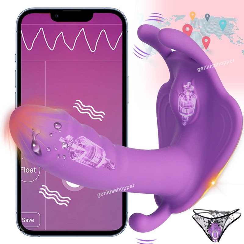 APP-Remote Wearable Panties Dildo Vibrator G-Spot Massager Sex Toys for Couple