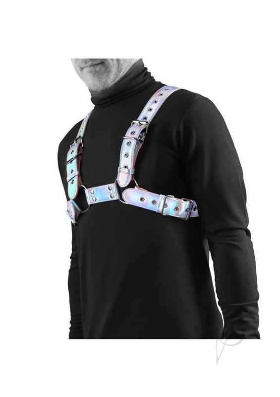 Cosmo Harness Rogue Chest Harness - Large/XLarge - Rainbow gallery