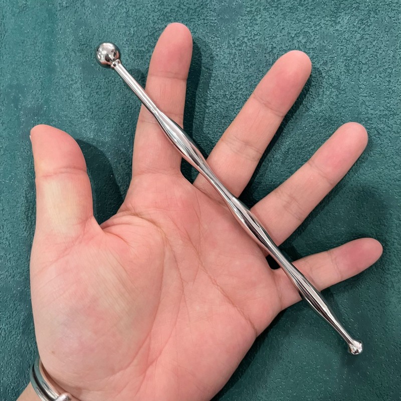 Male Stainless Steel Urethral Plug Dilator Penis Soundings Plug Stretching Rod gallery