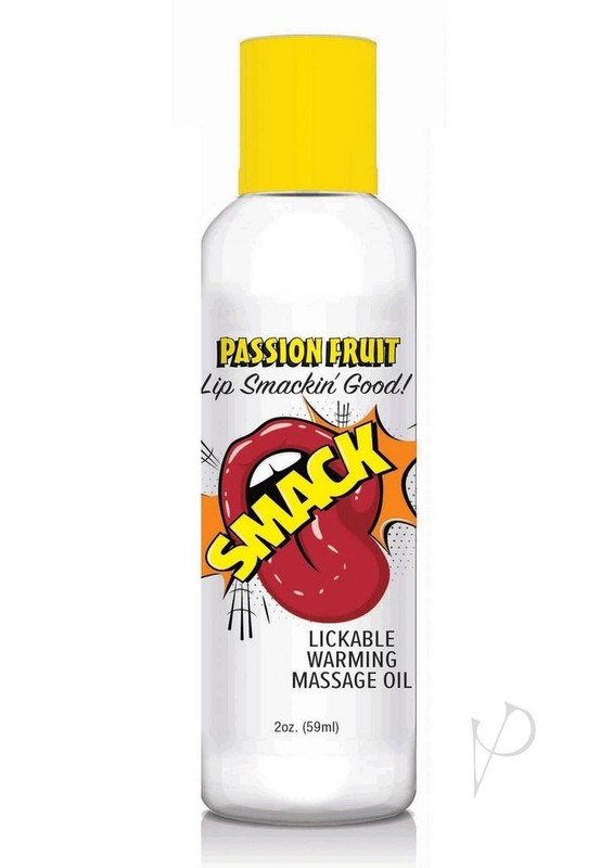 Smack Lickable Massage Oil 2oz – Passion Fruit