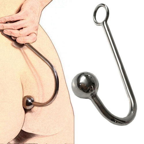 Metal Anal Ball Hook Beads Butt Plug Prostate Massage Stainless Steel Sex Toys