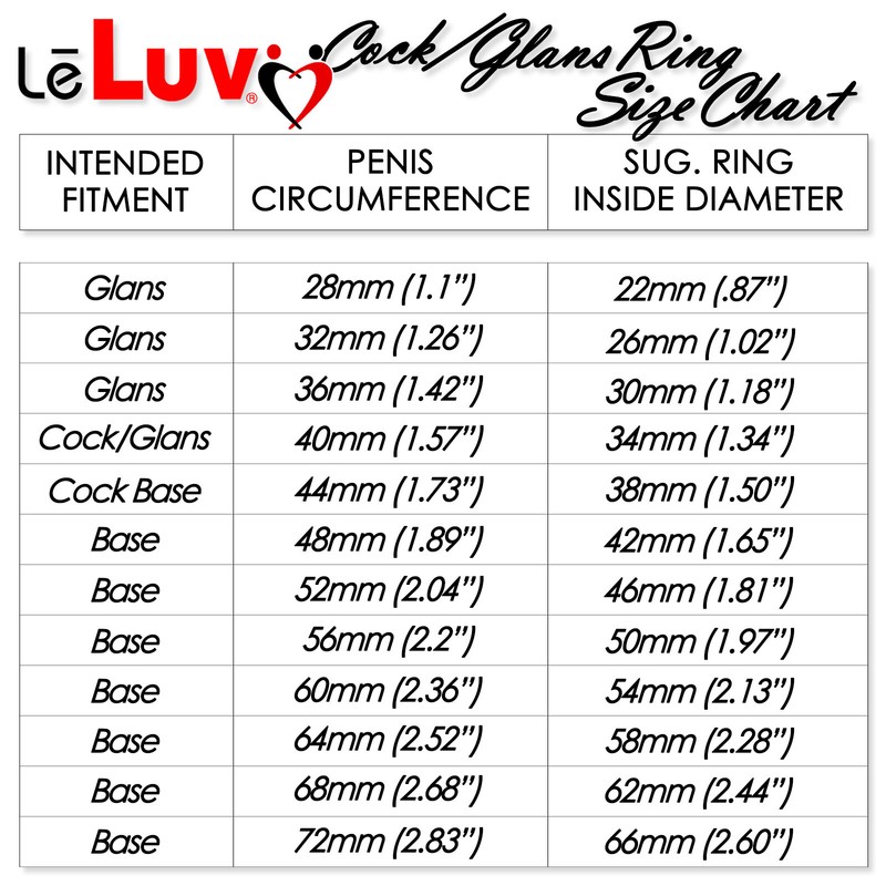 LeLuv Eyro Stainless Steel Glans/Cock Rings 5mm Width | Choose Diameter & Height gallery