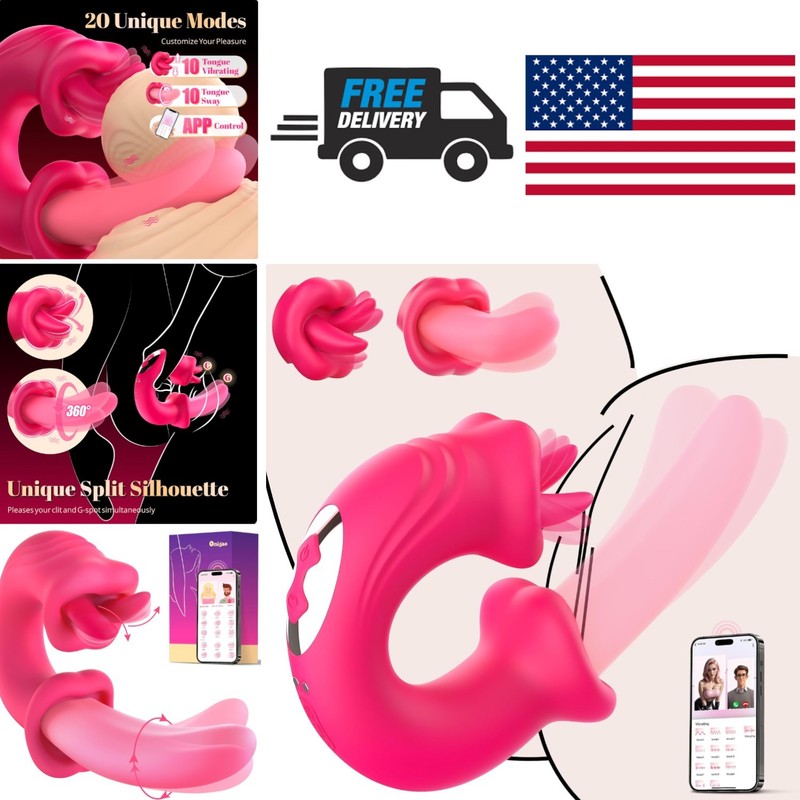 Dual Function Silicone Sex Toy for Women with Clitoral and G Spot Stimulation