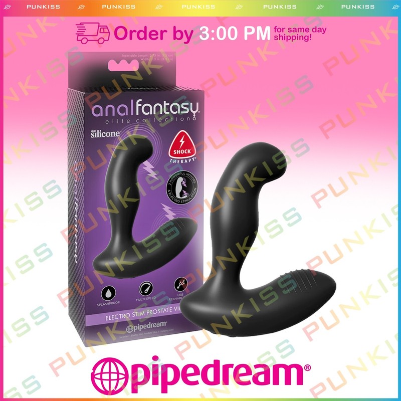 Elite Electro Stimulation Prostate Massager💋Vibrating Anal Butt Plug Sex Toy