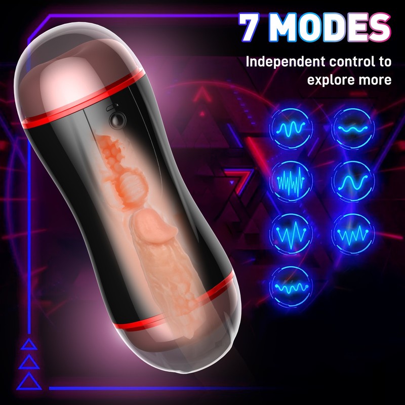 Automatic Male Masturbaters Thrusting Cup Sucking Stroker Men Sex Toys Handsfree gallery