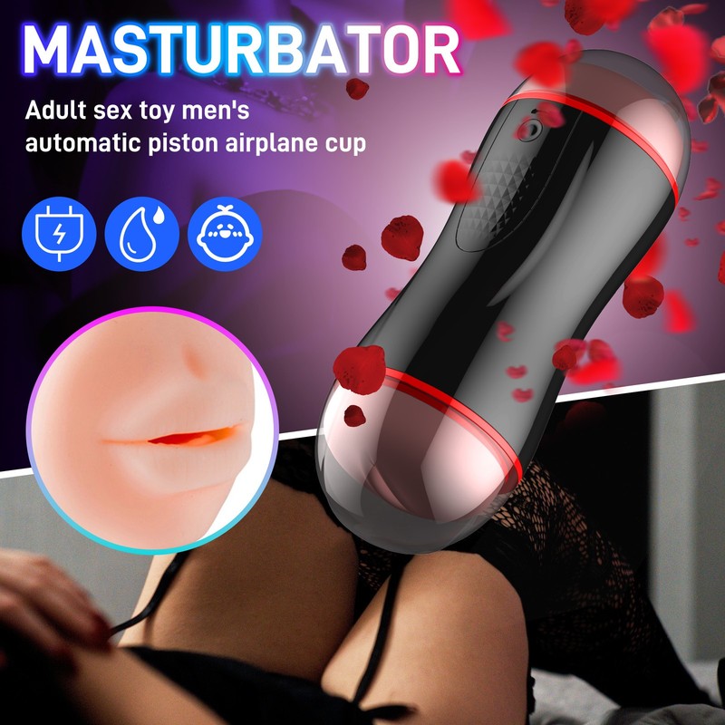 Automatic Male Masturbaters Thrusting Cup Sucking Stroker Men Sex Toys Handsfree